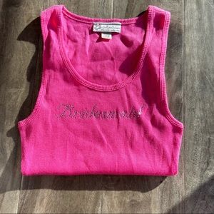 Bedazzled tank top 🥂